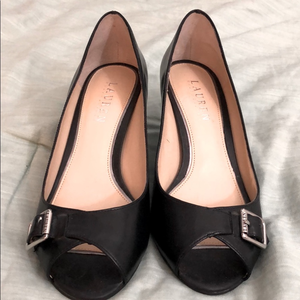 Black Ralph Lauren heels